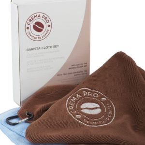 FT22636 - CREMA PRO MICROFIBRE CLOTH & BARISTA TOWEL SET - 2 CLOTH PACK
